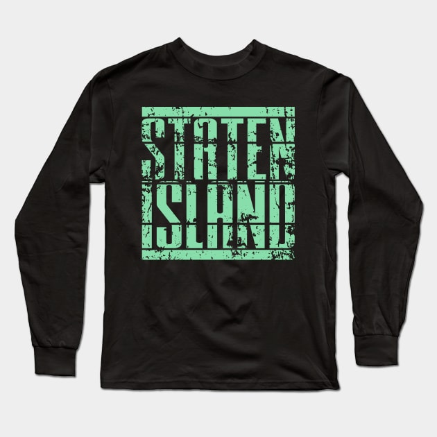 Staten Island Long Sleeve T-Shirt by colorsplash